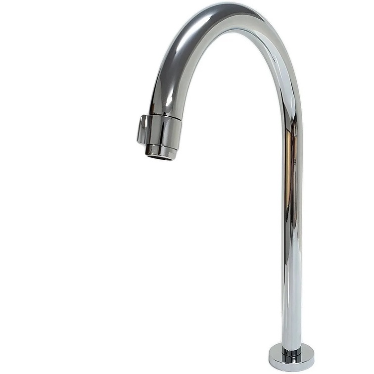 Torneira Para Cozinha Ou Banheiro Bica Alta Bancada Super Moderna Metal Cromado - FV1016