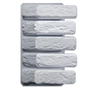 Kit 2 Moldes p/ placas de gesso e cimento 3d tijolinho rustc