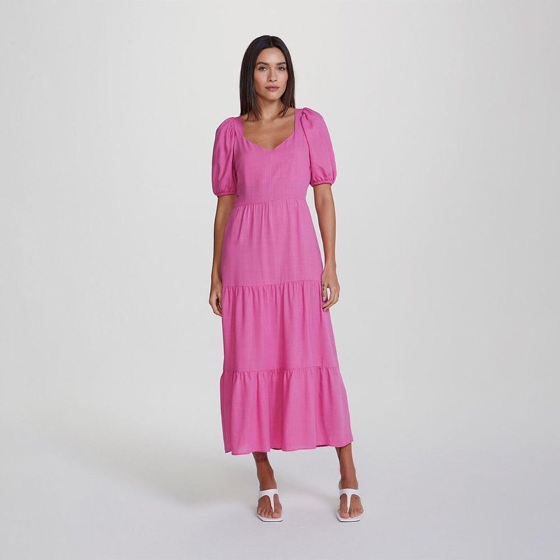 Vestidos Feminino Hering Rosa - Compre Já