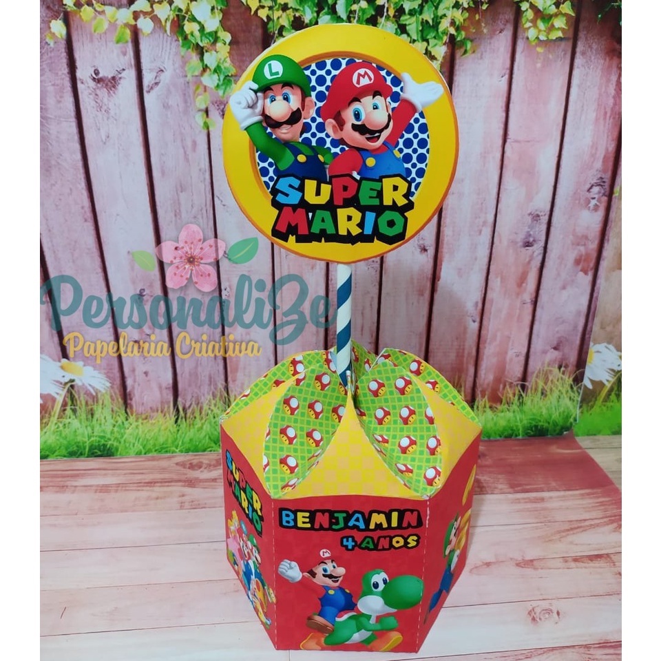 Centro de Mesa Mario Bros