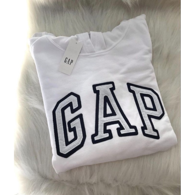 Blusa de Moletom Feminina Gap Canguru Bege Original Importada