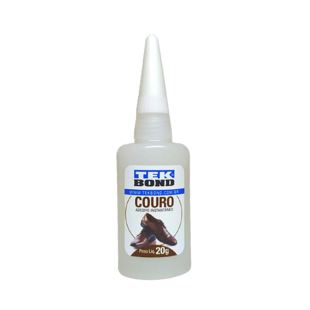 Cola Instantânea para Couro Natural e Sintético - 20 gramas - Tek Bond ...