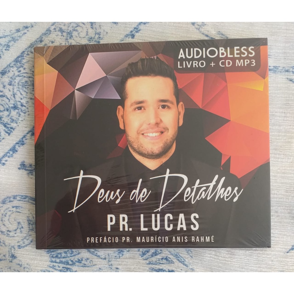 Cd + Livro Pastor Lucas - Deus De Detalhes - Lacrado | Shopee Brasil