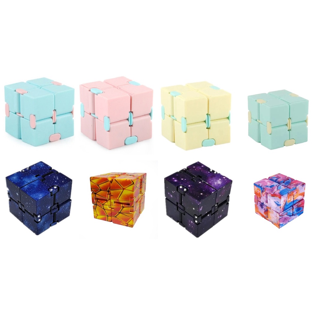 Cubo Mágico Infinito de 1 unidade com Várias Opções de Cores