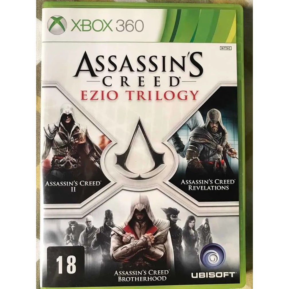 Assassins Creed Trilogia 3 Jogos, Jogo de Videogame Xbox 360 Usado  80602227