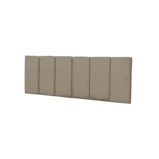 Cabeceira Painel Casal 1,40 Dobrável Cama Box Itália - Areia