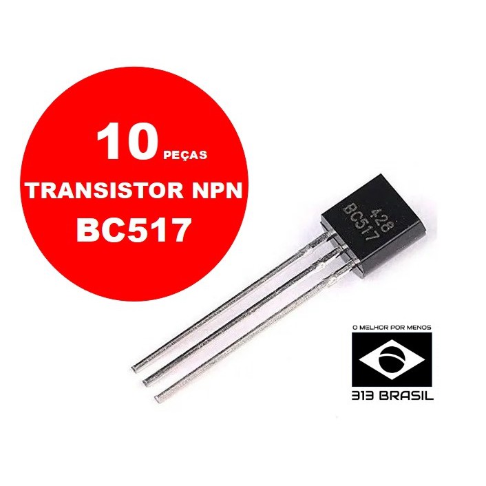 Transistor Bc517 Transistor Npn Darlington 10 UNIDADES Shopee