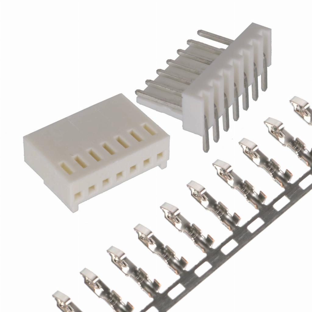 10 Kits Conector Alojamento Terminal Kk 2,54mm 7 Vias 90