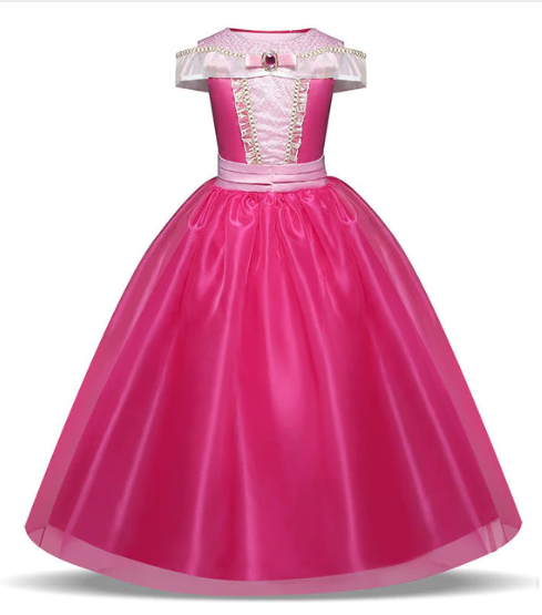 Vestido rosa de princesa hot sale infantil