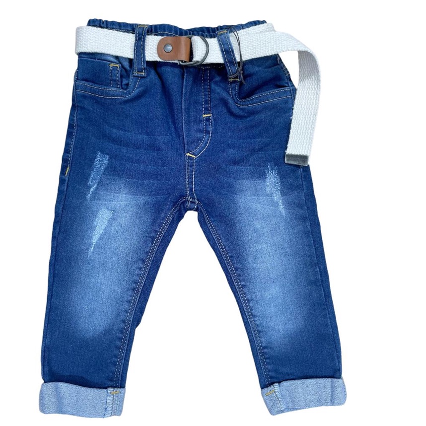 Calças jeans de cintura elástica para crianças, lindas calças jeans  infantis, de 2 a 8 anos, novas para primavera, outono, 2022 - AliExpress