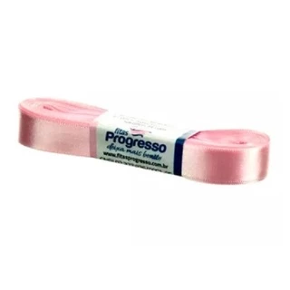 Fita de Cetim Progresso 15mm nº3 10m 310 Rosa Bebê - 1un em Oferta na Shopee