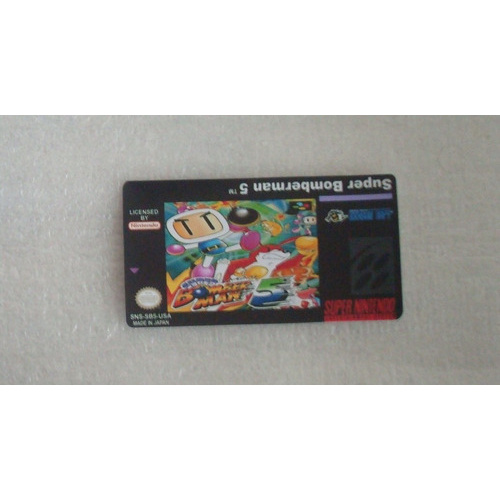 SNES Label: Super Bomberman