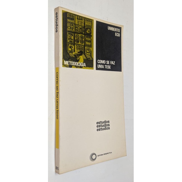 Livro metodologia como se faz uma tese umberto eco shopee brasil