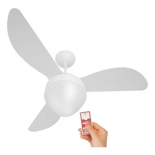 Ventilador De Teto Gale Branco Ponente Controle Remoto Lcg