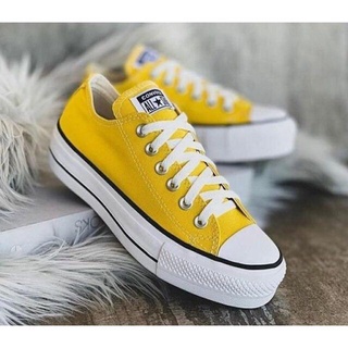 Tênis Converse All Star Chuck Taylor Plataforma Couro Feminino