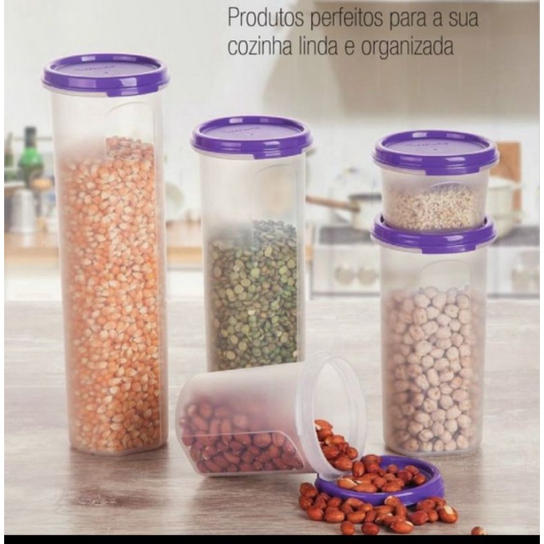 kit modular redondo 5 pelas tupperware | Shopee Brasil