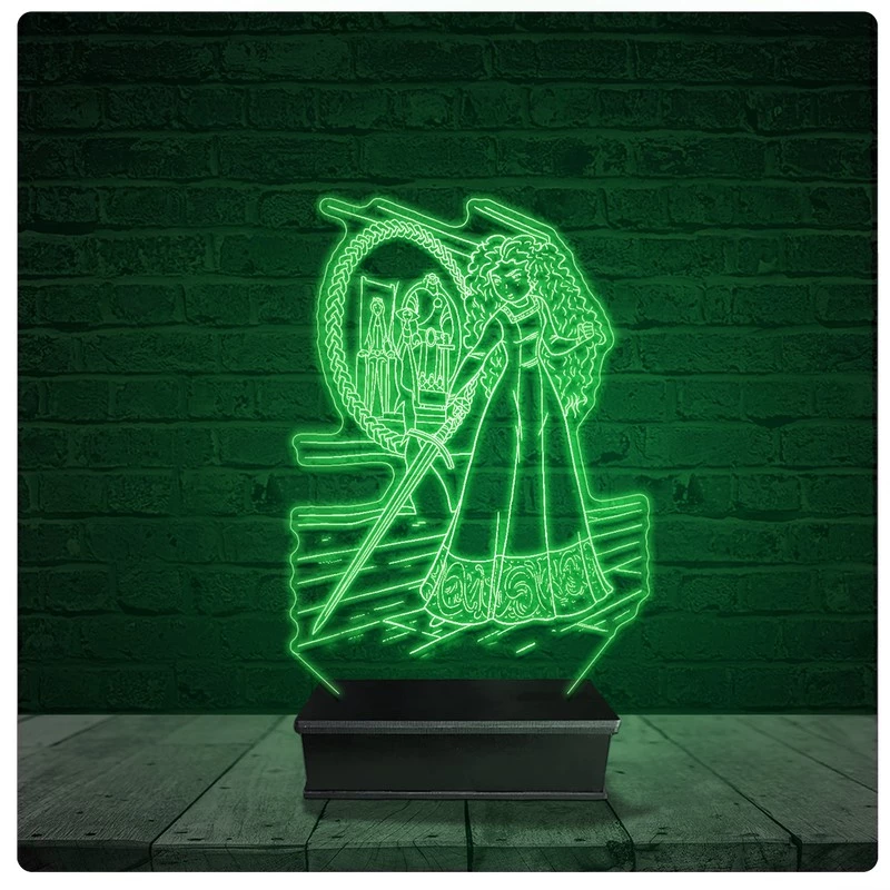 Luminária Abajur Acrílico Led - Valente Disney