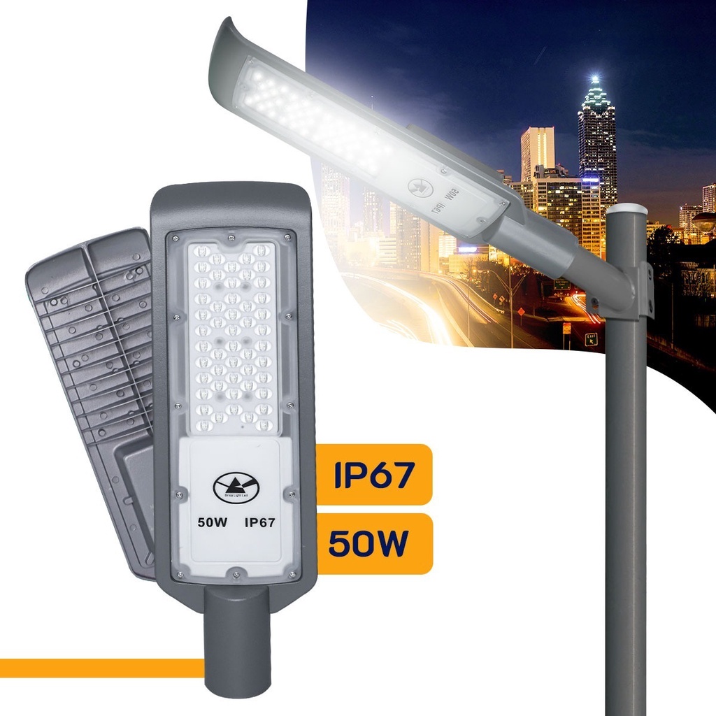 Luminária Refletor Led 50w/100w/150w/200w Pétala Via Pública Externo ...