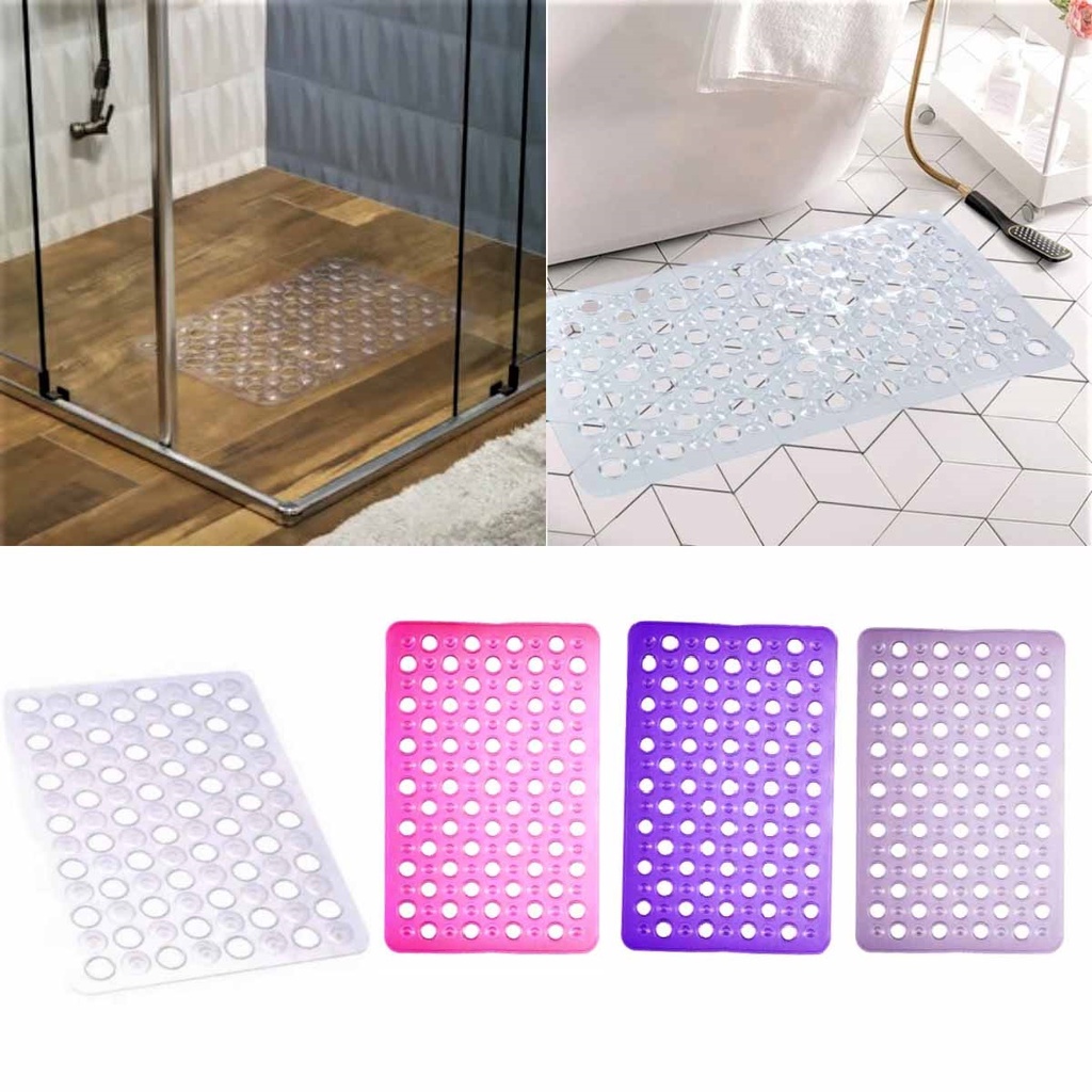 Tapete Antiderrapante De PVC Para Box Banheiro Com Base Ventosas ...