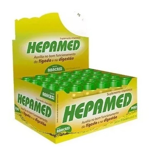 Caixa Hepamed - 48 flaconetes | Shopee Brasil