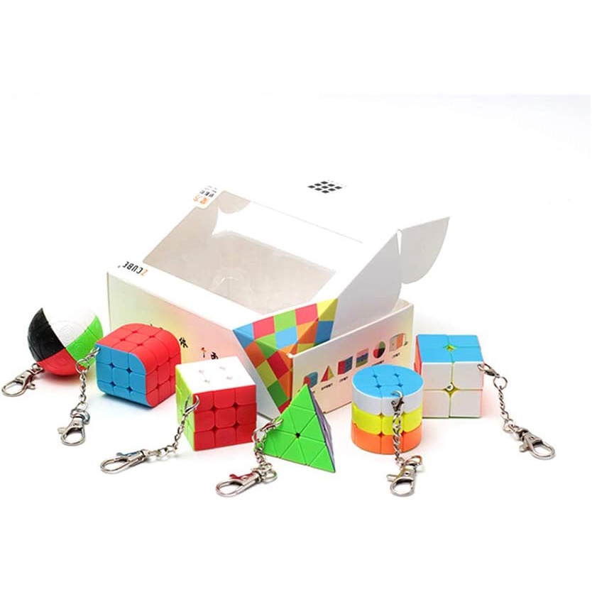 2 pçs mini cubos mágicos quebra-cabeça para iniciante cubo magico chaveiro  brinquedo educativo para crianças festa de aniversário favores escola  goodie presente - AliExpress