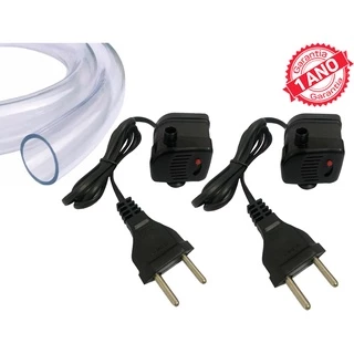 Kit 2 Bomba Submersa Bombinha Fonte Água Aquário 2w