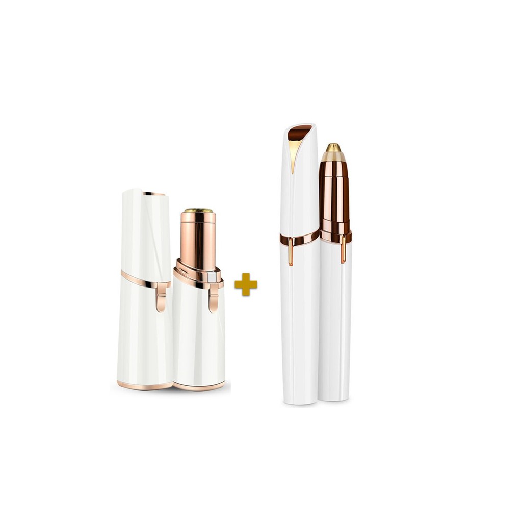 Kit Depilador Portátil Sobrancelha E Depilador Buço Aparador