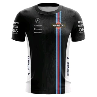 camisa Martini Willians Preta F1 Team Dryfit