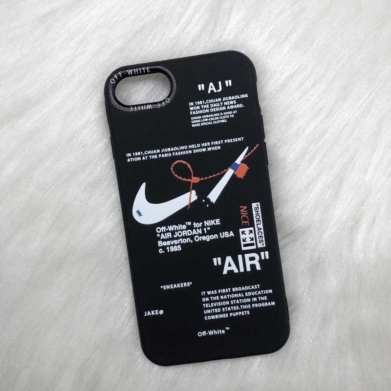 Nike off white store iphone case