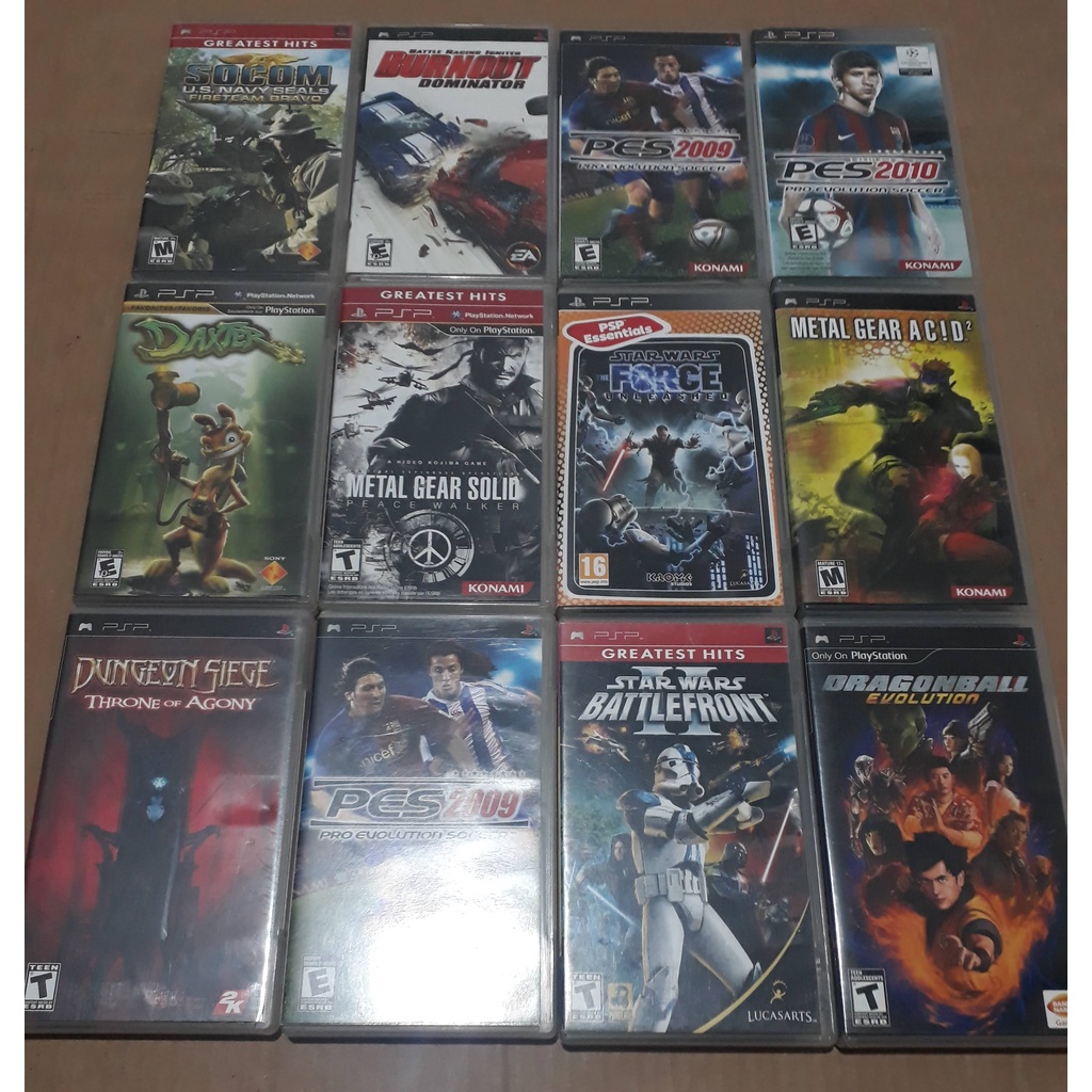 Jogos para Play Station Portable (PSP)