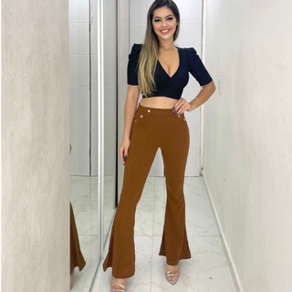 CALÇA MODELADORA AMANDA - MALHA MONTARIA - MB Cintas