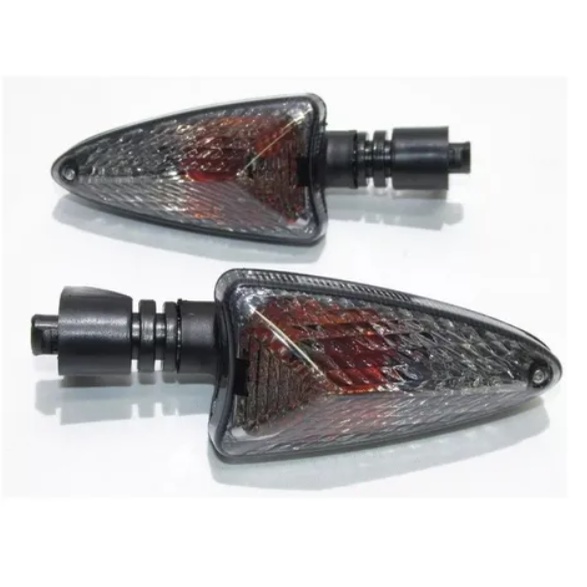 Par de Piscas Seta Moto Bmw G650 Gs G310GS S1000Rr Fume