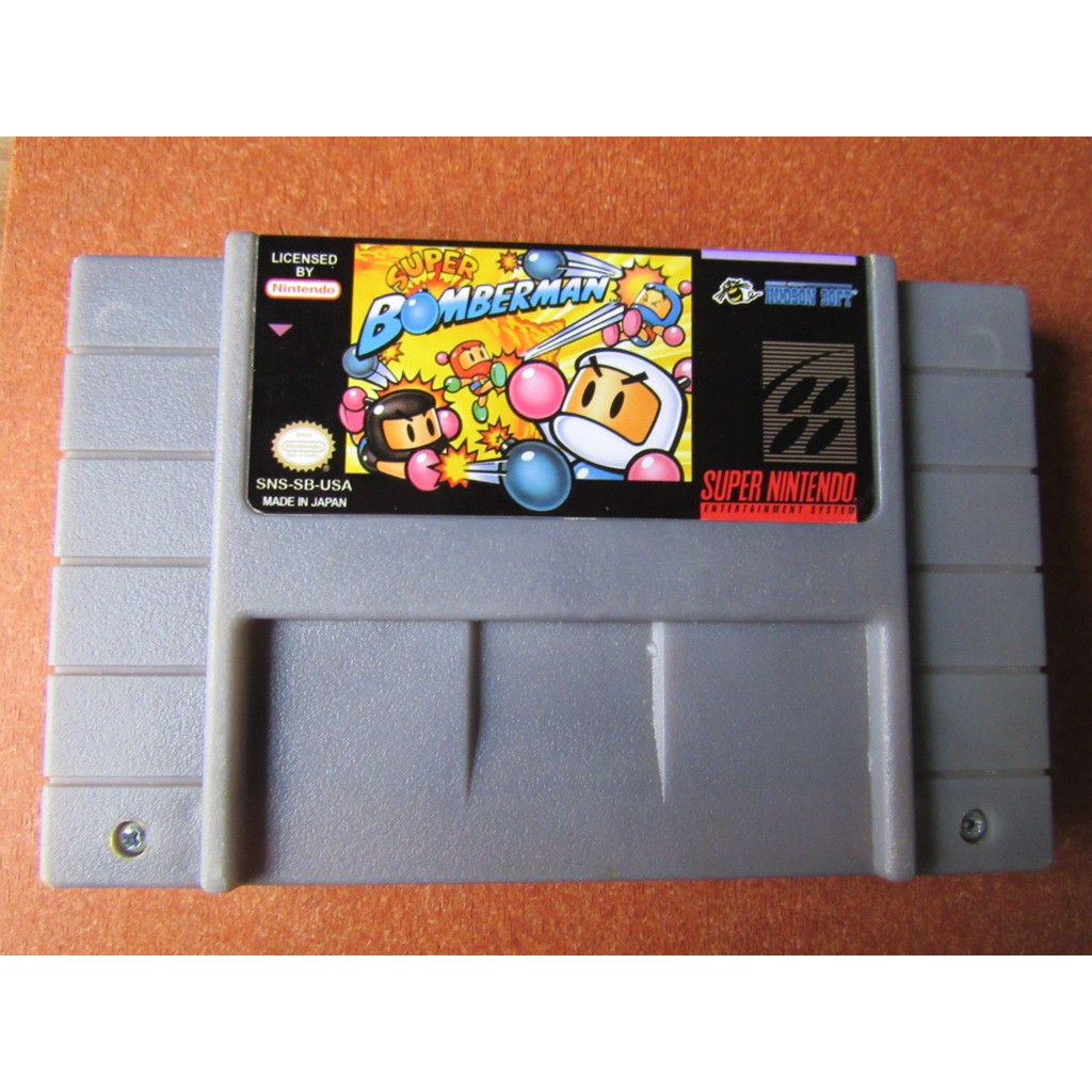 Cartucho / Fita para Super Nintendo – SNES – Super Bomberman