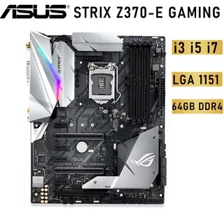 Placa Mãe Asus ROG Strix Z370-E/H Para Jogos/TUF Z370 Mais ATX lga1151 (8/9a Geração)