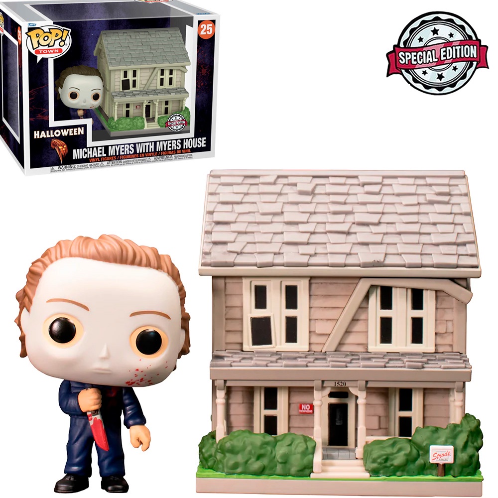 FUNKO POP HALLOWEEN EXCLUSIVE - MICHAEL MYERS W/MYERS HOUSE 25 NOVO ORIGINAL