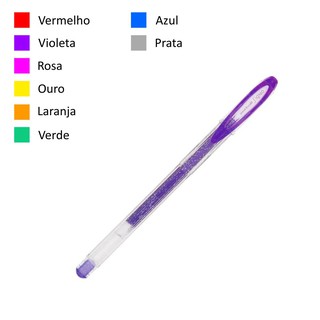 Caneta Gel Glitter UNI-BALL Signo Sparkling 0,7mm
