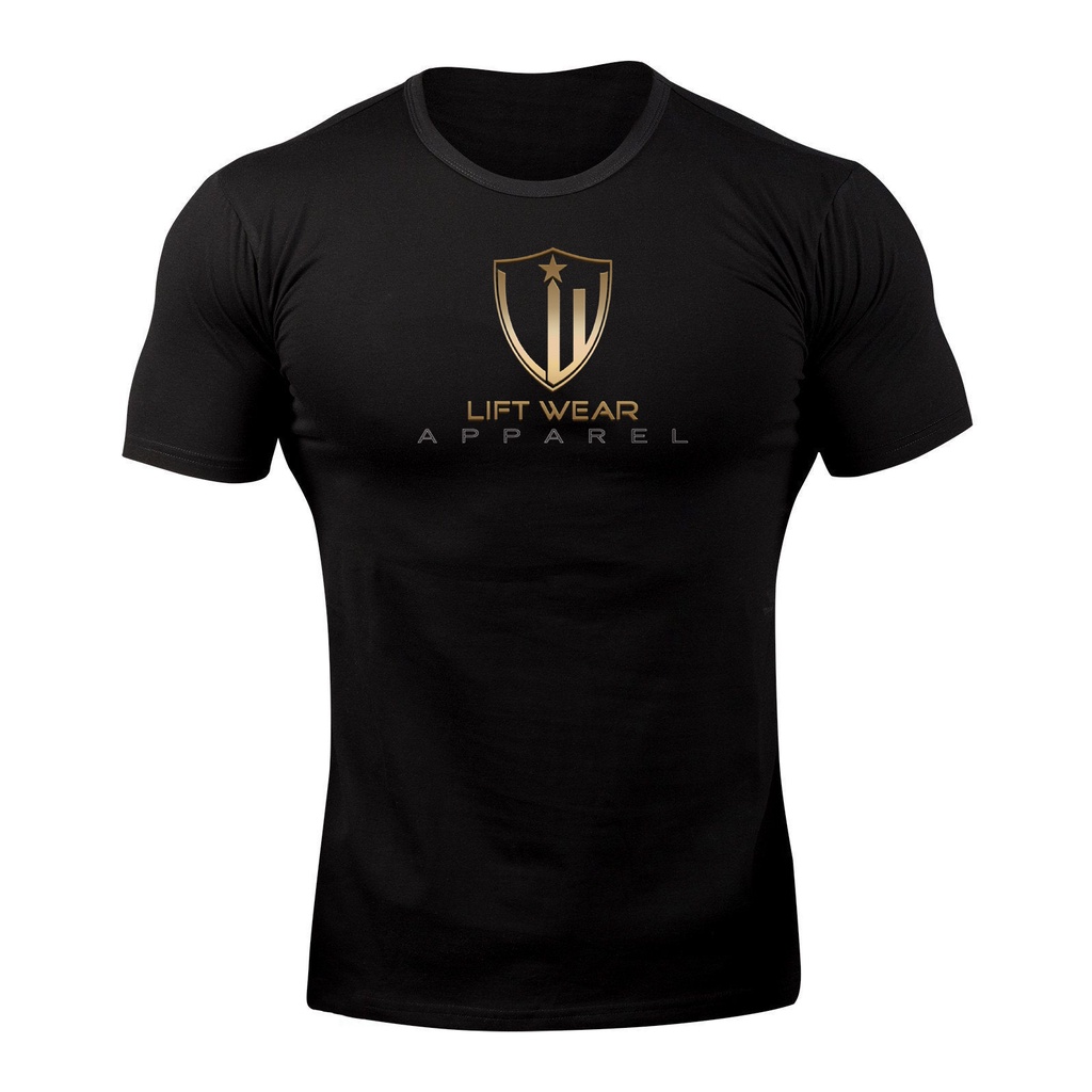 Camiseta Academia Masculina Treino Lift Wear Casual Esporte 100% Poliamida Tecido Leve