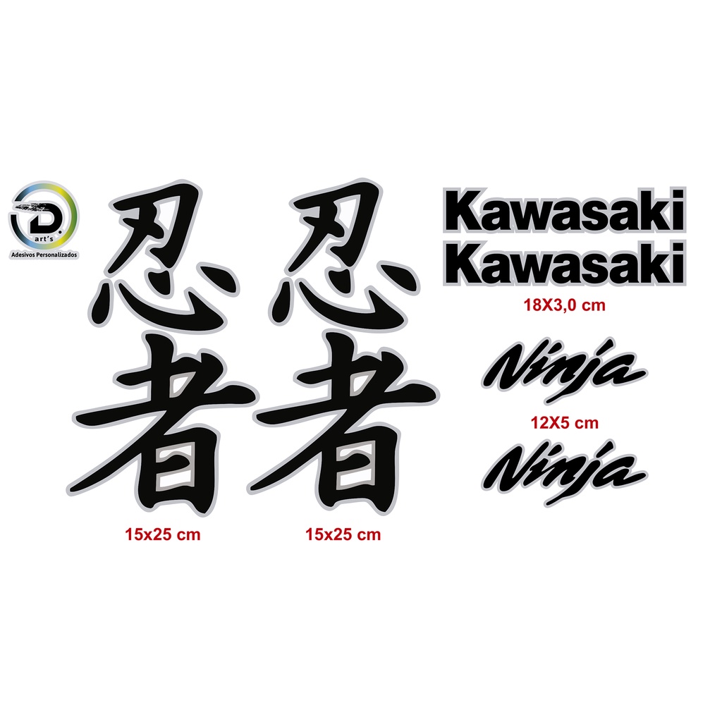 Adesivo KAWASAKI logo