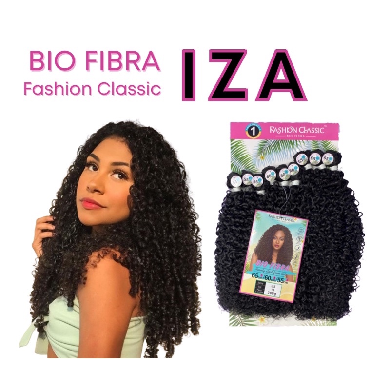 Cabelo Cacheado Bio Fibra Iza fashion Classic -300 gr em Promoção na Shopee  Brasil 2023