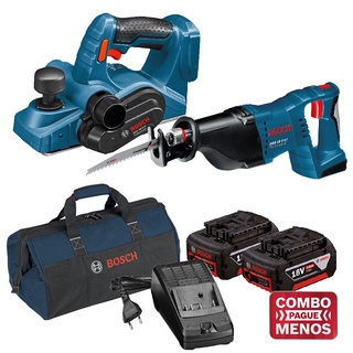 Plaina GHO 18V-LI e Serra Sabre GSA 18V-LI a bat 18V