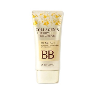3w clinic collagen and luxury gold bb cream spf50+ pa+++ 50g