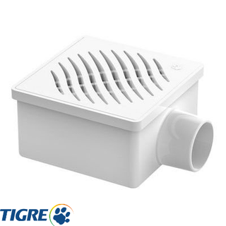 Ralo Simples 100 X 53 X 40mm Quadrado - Tigre