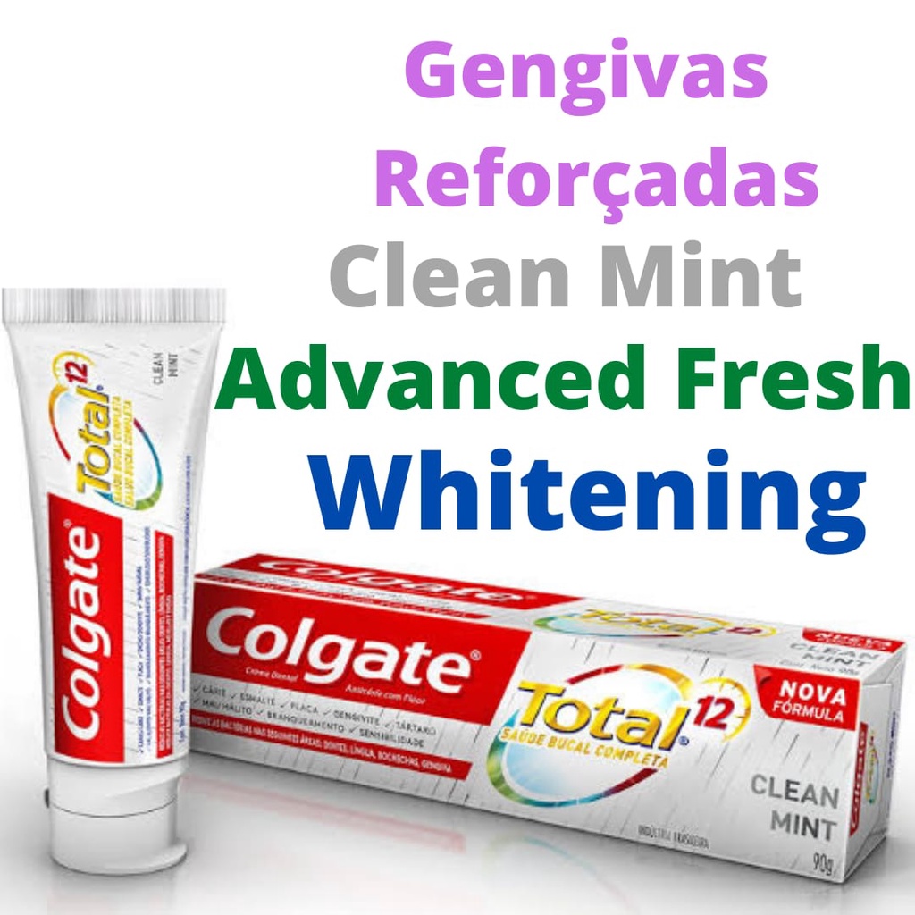 Creme Dental Colgate Total 12 Advanced Fresh 90g