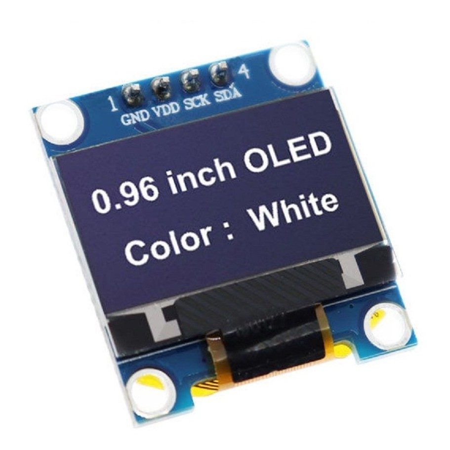 Display OLED I2C 128x64 Per Arduino - 2 Pezzi, Carattere Blu, Compatibile Con AVR PIC STM32