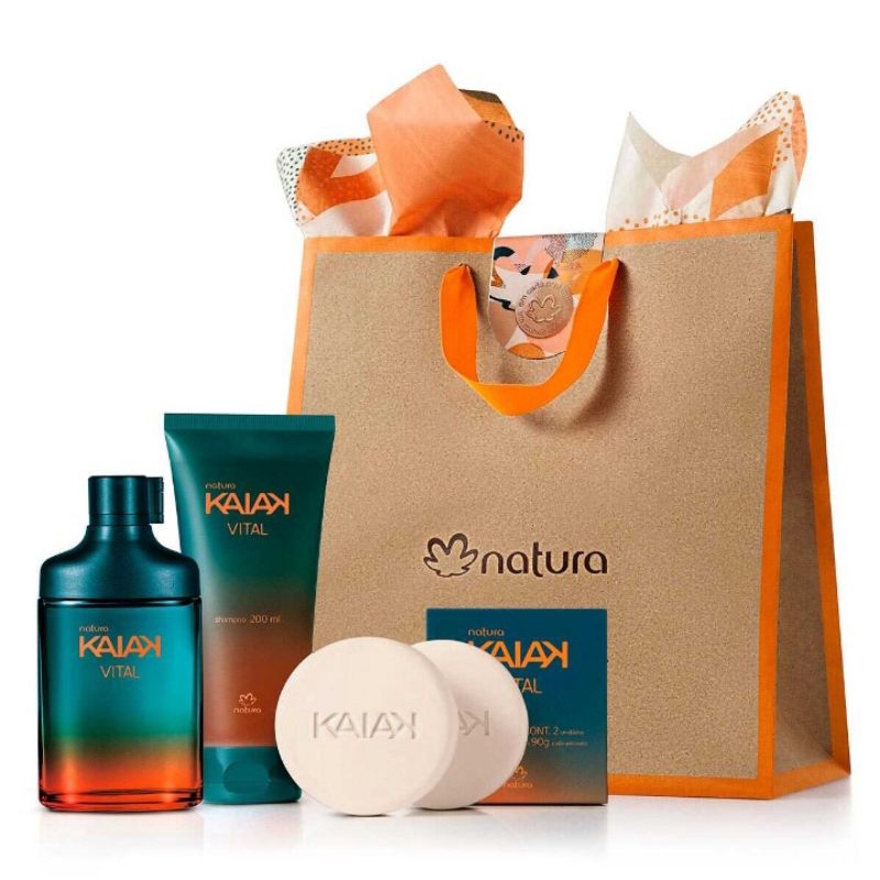 kit Natura Kaiak Vital Masculino Shopee Brasil