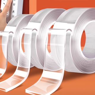 Fita Adesiva Dupla Face Transparente Nano Escritório Escolar Multifuncional  Mágica Com Pegaço Forte | Shopee Brasil