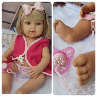 Boneca Reborn Bebê Barata silicone