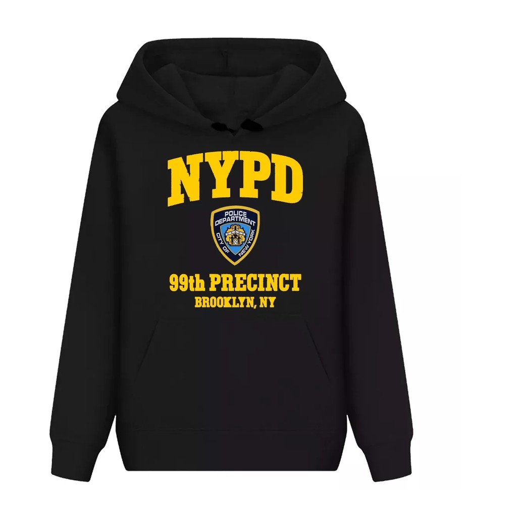 Blusa de Frio Moletom Casaco NYPD New York City Police Department Departamento De Policia Canguru Unissex