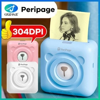 Peripage A6 304DPI Impressora fotográfica portátil Bluetooth Impressora de etiquetas Impressora de bolso HD