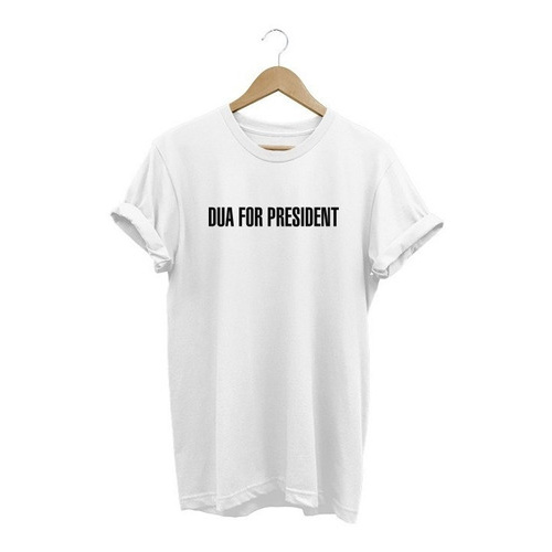 T-Shirt Unisex Fellow Friends 'Dua For President' – Cotone Premium Morbido, Stampa Di Qualità, Varie Taglie - 2